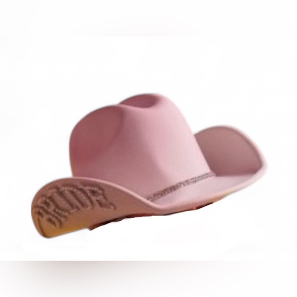 Bride Adjustable Pearl Cowgirl Hat - Picture 8 of 8